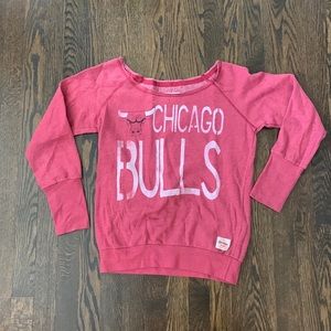 CHICAGO BULLS SWEATSHIRT + Red + Medium